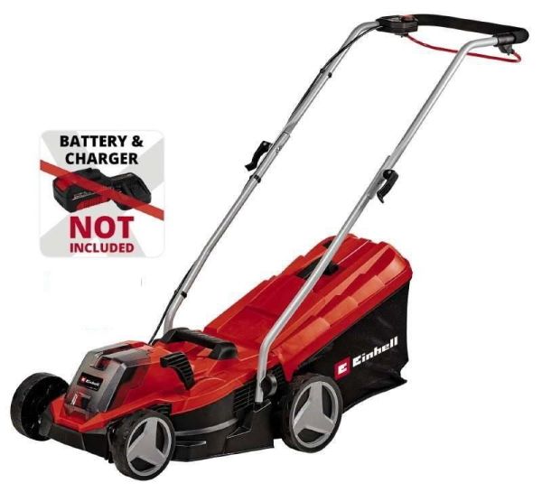Газонокосарка акумуляторна Einhell GE-CM 18/33 Li- Solo 18В 33см 25-65мм 30л 10.1кг без АКБ та ЗП