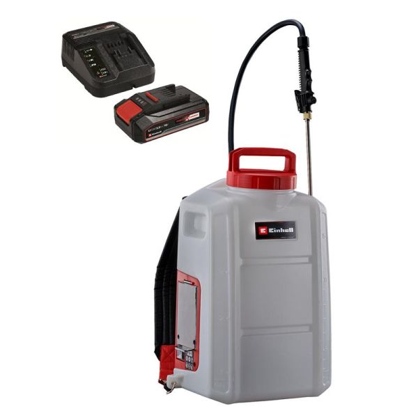 Обприскувач акумуляторний Einhell GE-WS 18/150 Li Kit PXC 18В акб 1х2.5А·год 17л 1.7л/хв ЗП 4.7кг