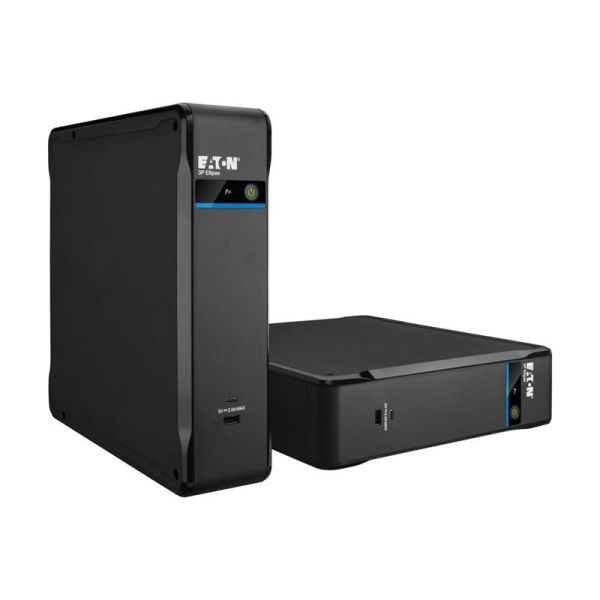 Джерело безперебійного живлення Eaton 3P Ellipse 1300VA/840W, 2xUSB charges+USB port, 4+4xSchuko