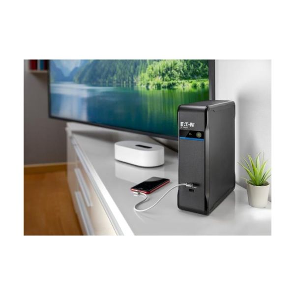 Джерело безперебійного живлення Eaton 3P Ellipse 700VA/420W, 2xUSB charges+USB port, 3+1xSchuko