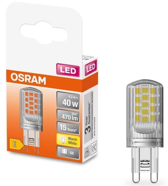 Лампа OSRAM LED G9 4.2Вт 470Лм 2700К PIN40