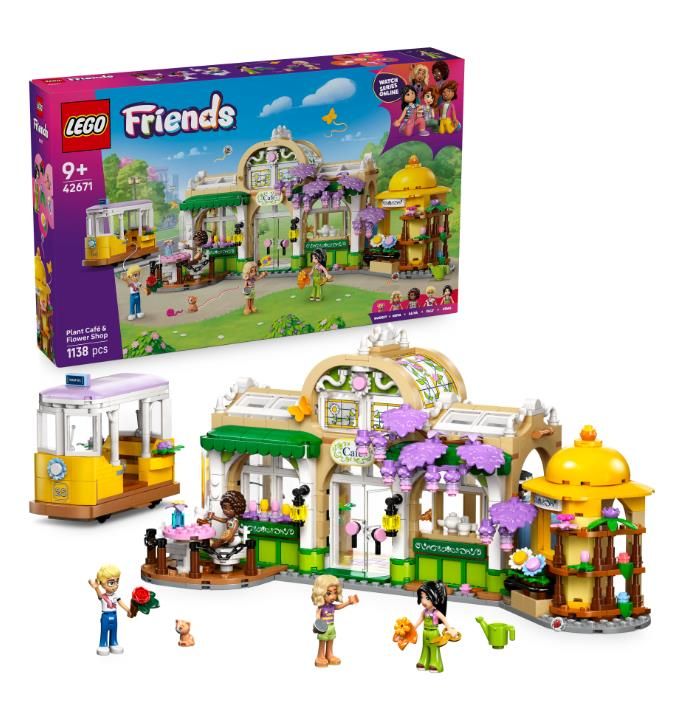 Конструктор LEGO Friends Кав'ярня з рослинами і квіткова крамниця