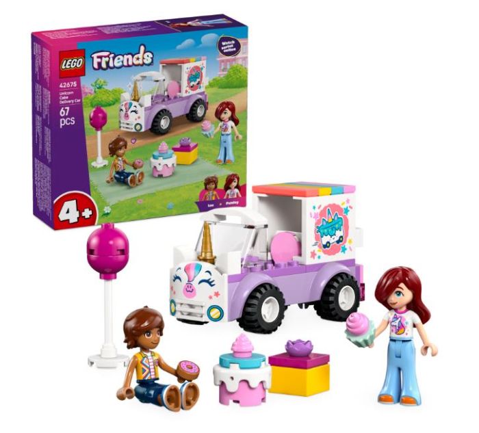 Конструктор LEGO Friends Автомобіль для доставки тортів з єдинорогами