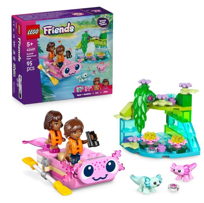Конструктор LEGO Friends Пригодницький човен «Аксолотль»