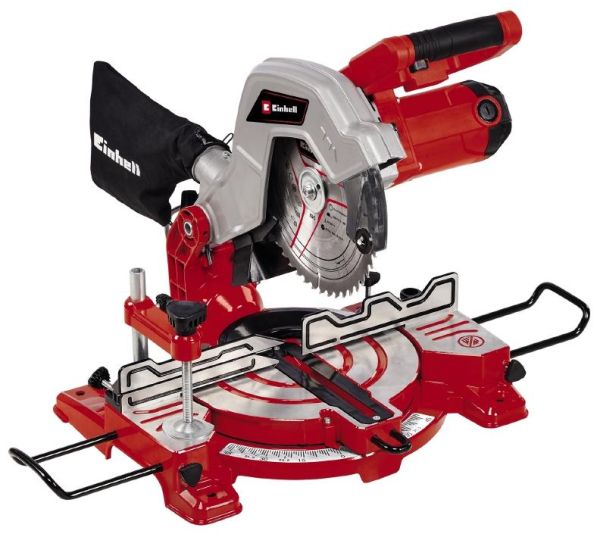 Пила торцювальна Einhell TC-MS 216 1400Вт диск 216мм довжина різу 120мм 7.1кг