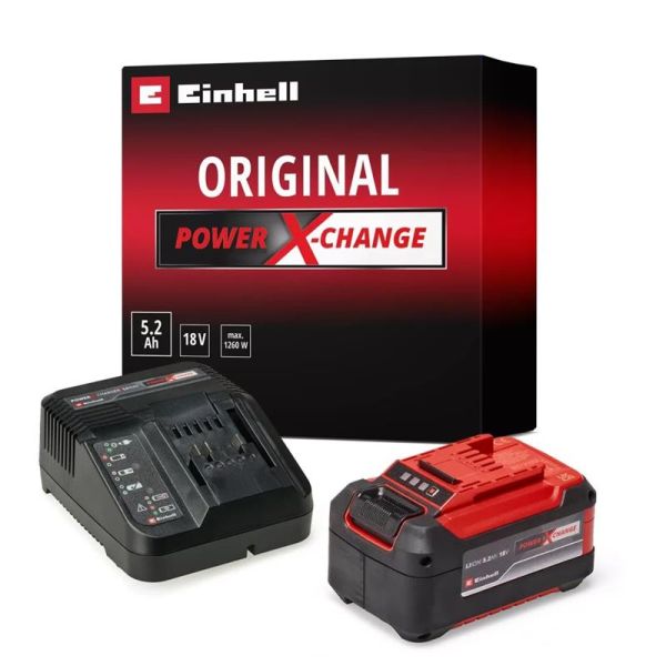 Набір акумулятора та зарядного пристрою Einhell Starter Kit PXC 18В 1х5.2А·год