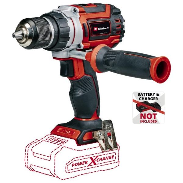 Шурупокрут-дриль акумуляторний Einhell Professional TP-CD 18·60 Li BL - Solo PXC 18В 60Нм 0-500·0-2000об/хв 1.37кг без АКБ та ЗП
