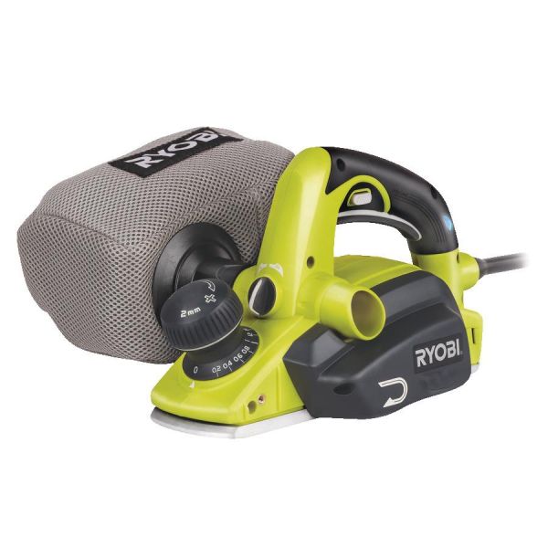 Рубанок Ryobi EPN7582NHG 750Вт 82мм стругання до 2мм виборка 0.5-1-1.5мм шпунт до 12мм 3.2кг