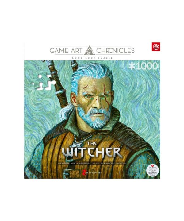 Пазл GoodLoot The Witcher Geralt of Rivia & Vincent van Gogh 1000 ел.
