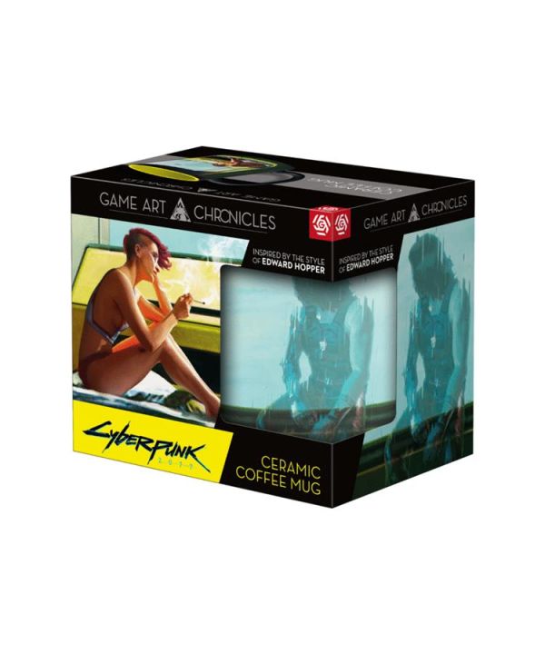 Чашка GoodLoot Game Art Chronicles Cyberpunk 2077 V & Edward Hopper