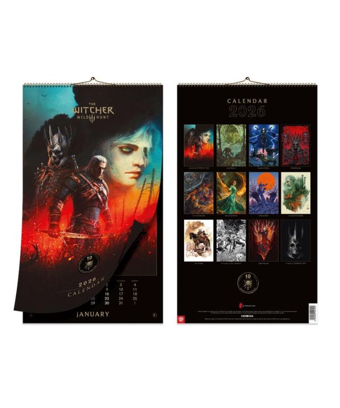 Календар на 2026 рік GoodLoot The Witcher 3: Wild Hunt (10th Anniversary Edition)