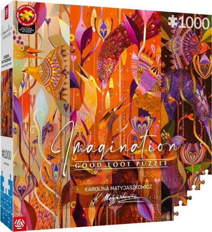 Пазл GoodLoot Imagination: Karolina Matyjaszkowicz In the Avian Thicket Triptych 1000 од.