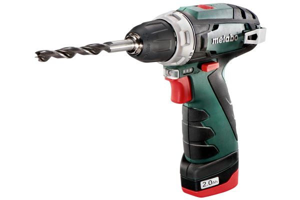 Шурупокрут-дриль акумуляторний Metabo PowerMaxx BS Basic 10.8В 2х2.0А·год 17·34Нм 0-360·0-1400об/хв 0.75кг