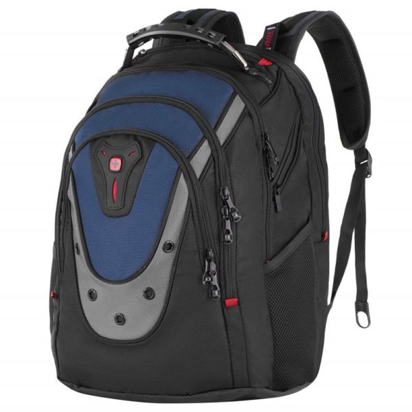 Рюкзак для ноутбука, Wenger Ibex 17", чорно-синій