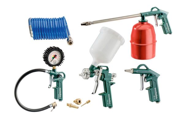 Набір пневматичних інструментів Metabo LPZ 7 Set, 7шт