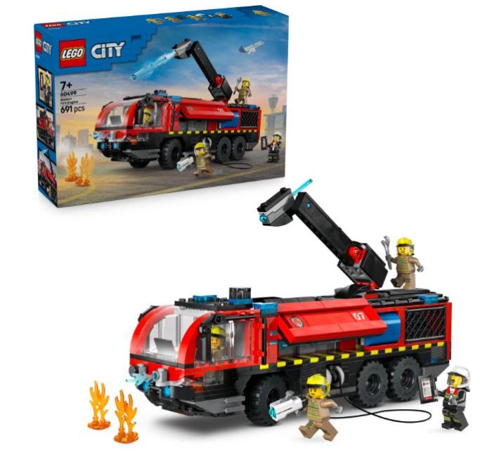 Конструктор LEGO City Пожежна вантажівка в аеропорту