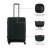 Валіза Wenger Skyon Hardside Large, велика, полікарбонат, TSA, 4 колеса, розширення, чорний