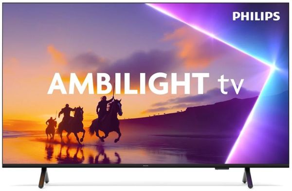 Телевізор 65" Philips QLED 4K 60Hz Smart Titan OS Black Ambilight