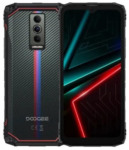 Смартфон Doogee Blade 10 Energy 6.56" 4/128ГБ, 2SIM, 6150мА•год, червоно-синій