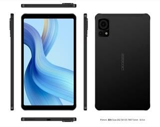 Планшет Doogee T20 mini 8.4" 4ГБ, 128ГБ, LTE, 5060мА•год, Android, чорний