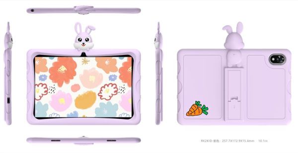 Планшет Doogee U9 Kids 10.1" 3ГБ, 64ГБ, 5060мА•год, Android, фіолетовий