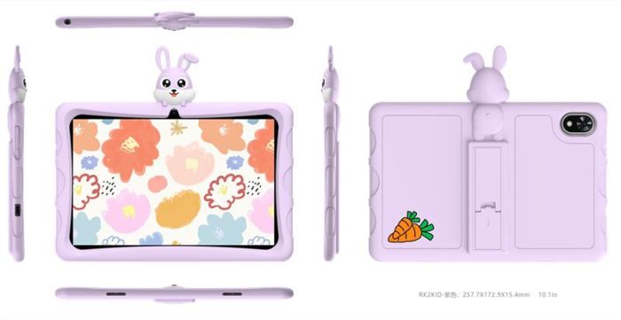 Планшет Doogee U9 Kids 10.1" 3ГБ, 64ГБ, 5060мА•год, Android, фіолетовий