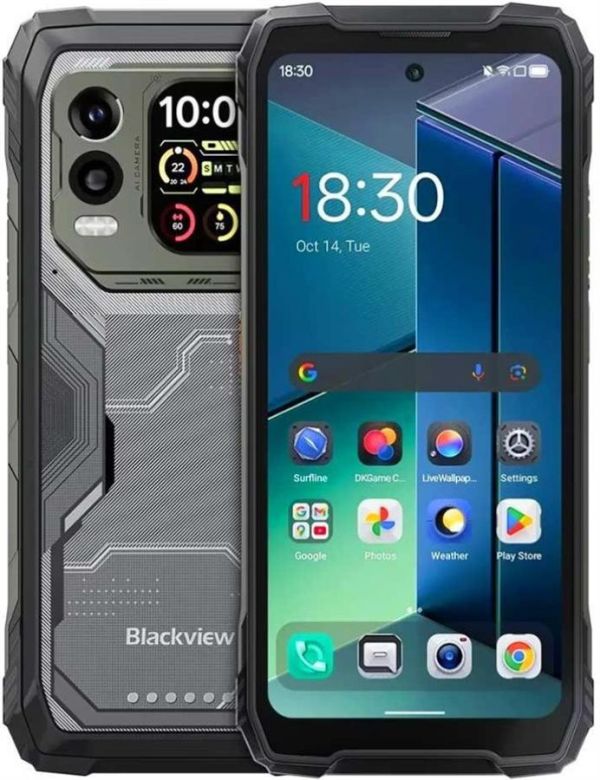 Смартфон Blackview XPLORE 1 Pro 5G 6.78" 12/256ГБ, 2SIM, 20000мА•год, чорний (з тепловізором)