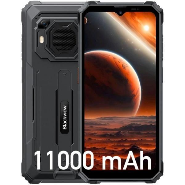 Смартфон Blackview BV6200 Plus 6.56" 8/128ГБ, 2SIM, 11000мА•год, чорний UA