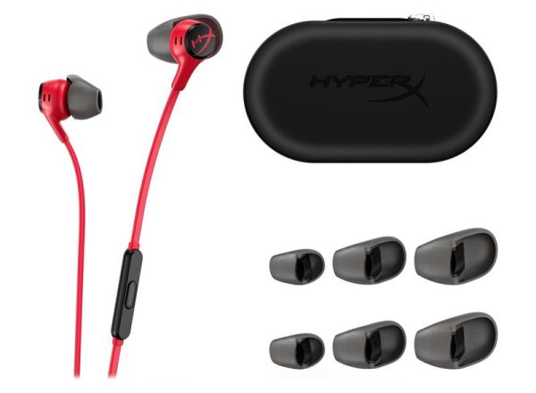 Гарнітура HyperX Cloud Earbuds II 3.5 мм Red