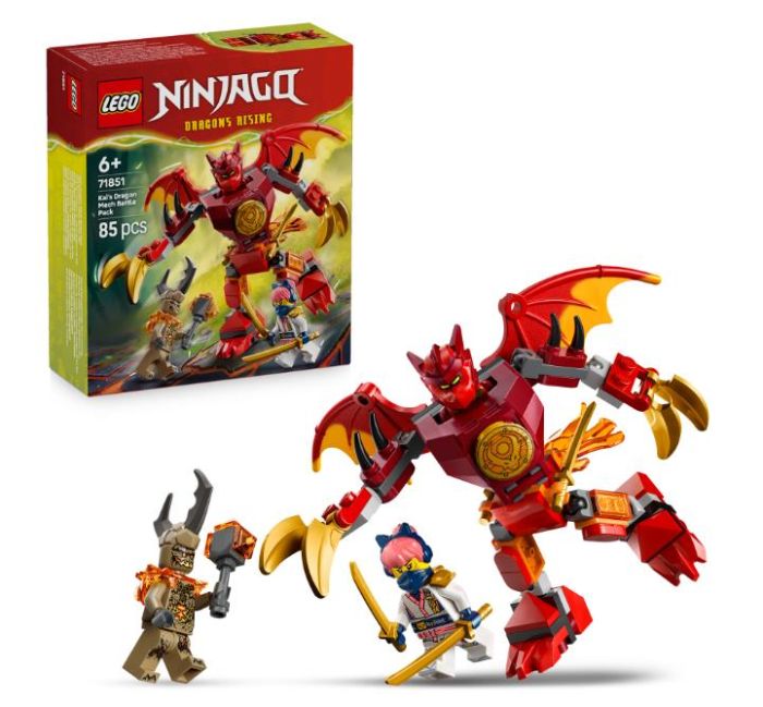 Конструктор LEGO Ninjago Бойовий набір робота Дракона Кая