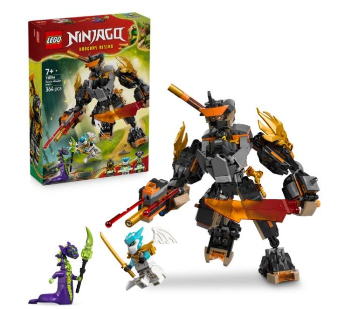 Конструктор LEGO Ninjago Робот Коула для місії і Дракон Зейн