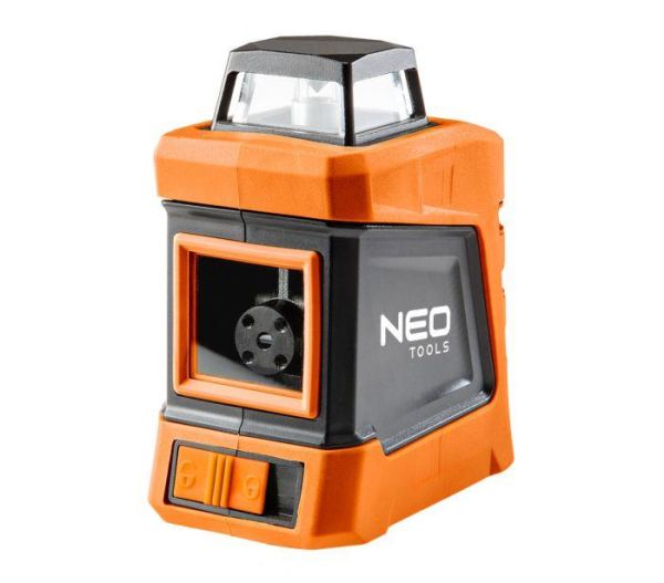 Нівелір лазерний Neo Tools до 15м ±0.03мм/м червоний промінь 360° по вертикалі з футляром та штативом 1.5м IP54