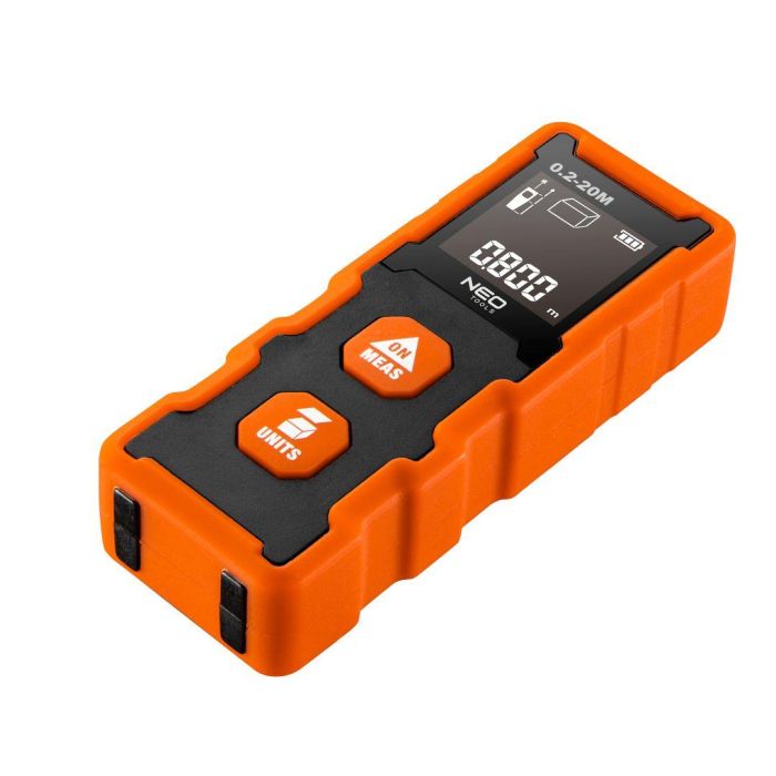 Далекомір лазерний Neo Tools, 0.2-20м, ±2мм, 0.2кг