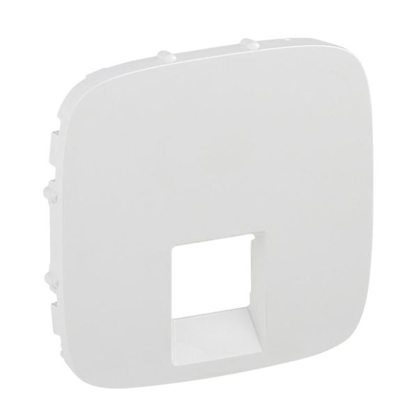 Лицьова панель подвійної розетки RJ11/RJ45 Legrand Valena ALLURE, IN*MATIC, білий