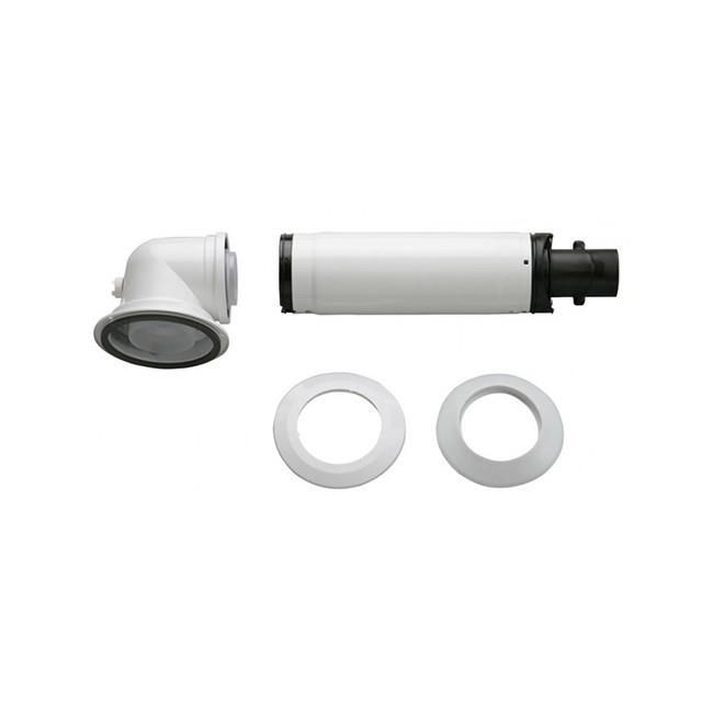 Комплект коаксіальний Bosch FC-Set80-C13x горизонтальний для конденсаційних котлів, довжина 335-530 мм, діаметр 80/125 мм
