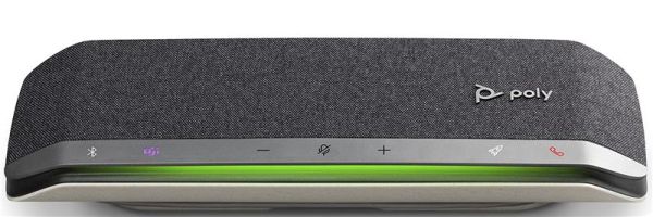 Спікерфон Poly Sync 60-M, сертифікат Microsoft Teams, 6 x Bi-Mic, радіус 3 м,  USB-A, USB-C, Bluetooth, сірий