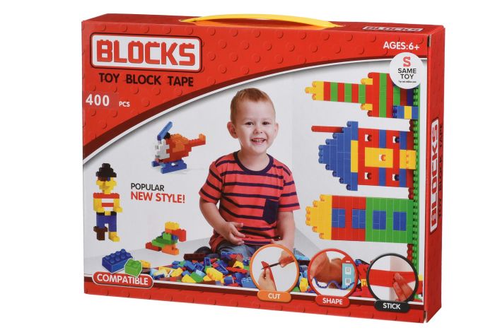 Конструктор пластиковий Same Toy Block Tape 400ел