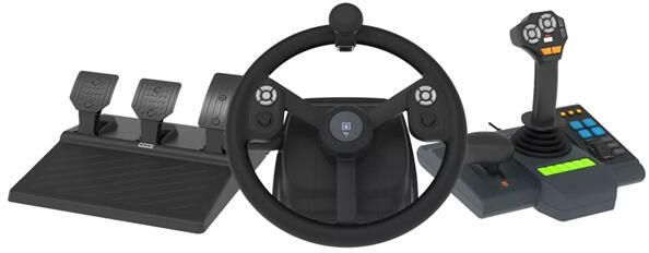 Кермо і педалі HORI FARMING CONTROL SYSTEM FOR FARMING SIMULATOR для ПК