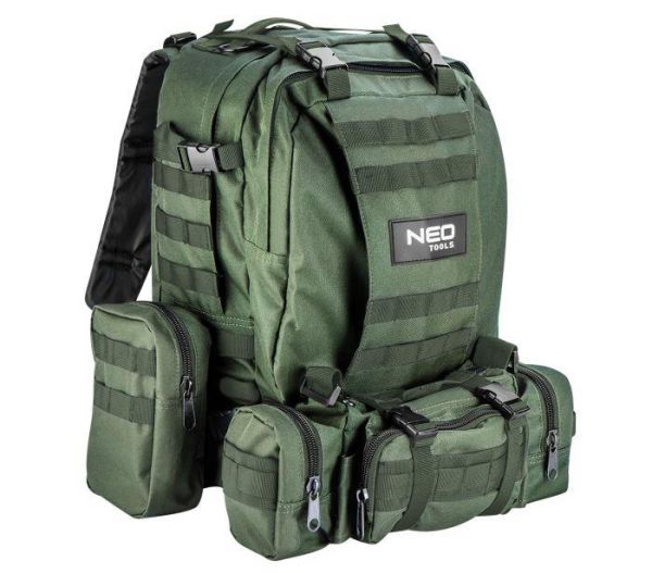 Рюкзак Neo Tools, 4в1, 40л, поліестер 600D, камуфляж