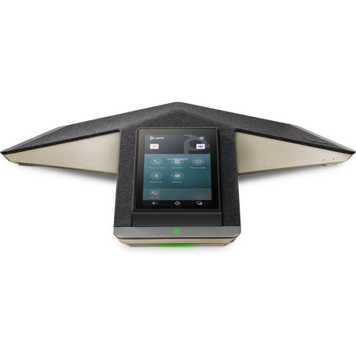 SIP-конференц телефон Poly Trio C60, 3 x Omni Mic, радіус дії 6,1 м, RJ45, USB-A, Micro USB, Bluetooth 4.2, WiFi, PoE, сертифікат Microsoft Teams, сірий