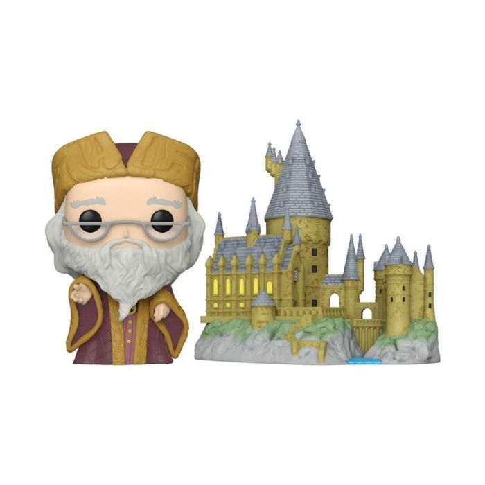 Фігурка Funko POP Town: Harry Potter - Dumbledore w/Hogwarts