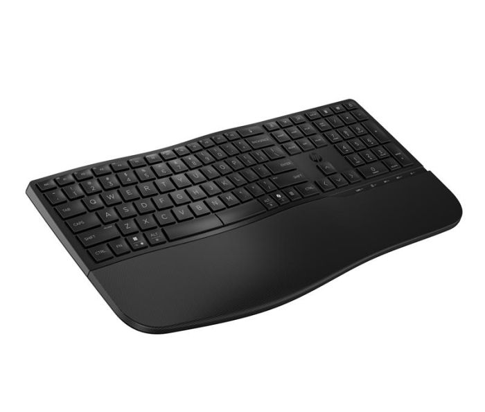 Клавіатура мембранна HP 680 Comfort Dual-Mode 111key, BT, EN/UK, чорний