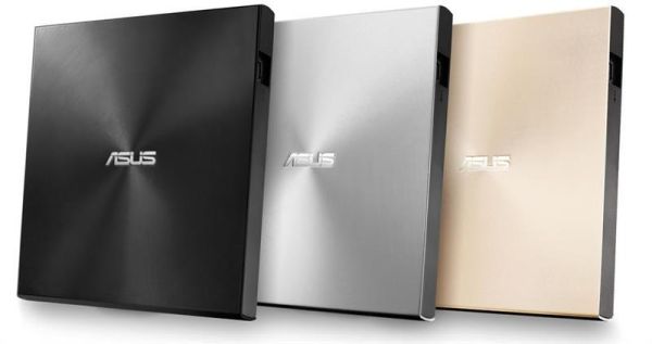 Привід оптичний портативний ASUS SDRW-08U8M-U DVD+-R/RW burner M-DISC USB Type-C Slim срібний Retail Box