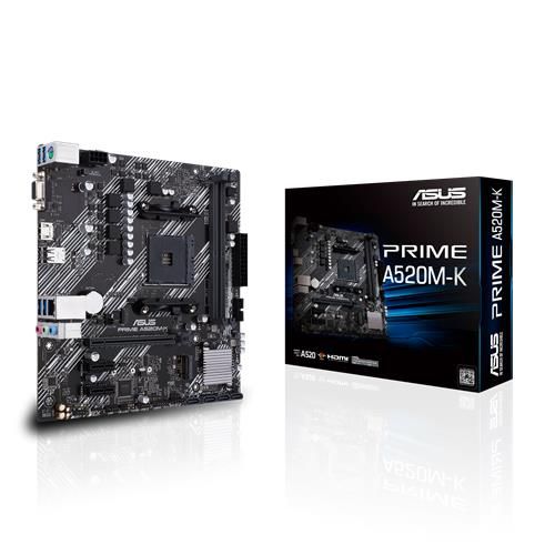 Материнcька плата ASUS PRIME A520M-K sAM4 A520 2xDDR4 HDMI D-Sub mATX