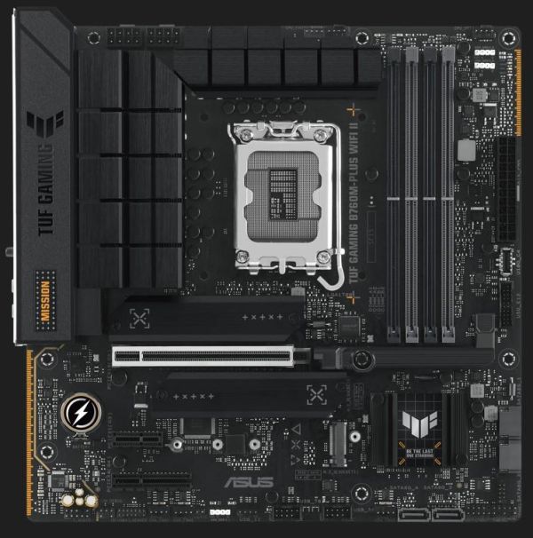 Материнcька плата ASUS TUF GAMING B760M-PLUS II s1700 B760 4xDDR5 M.2 HDMI DP mATX