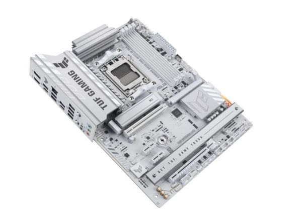 Материнcька плата ASUS TUF GAMING B850-PRO WIFI7 W NEO sAM5 B850 2xDDR5 M.2 HDMI DP Wi-Fi BT ATX білий