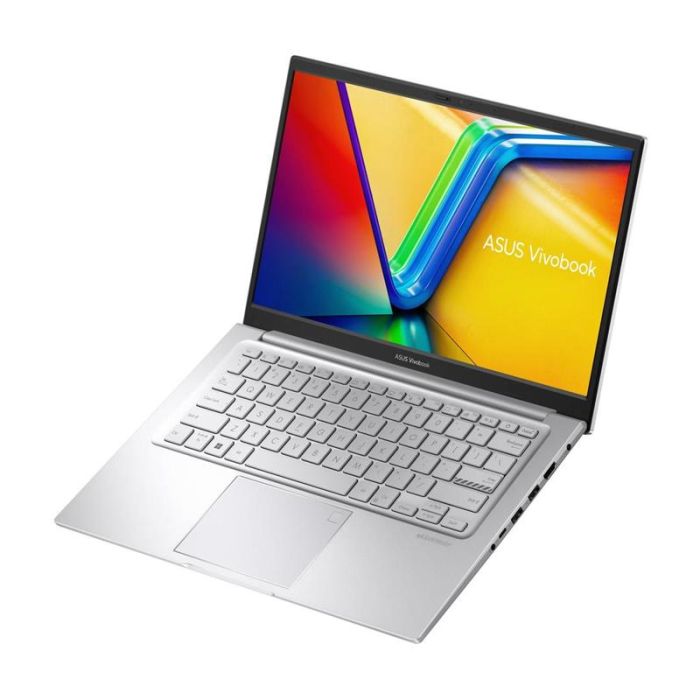 Ноутбук ASUS Vivobook 14 X1404VA-EB1528 14" FHD IPS, Intel 3 100U, 16GB, F512GB, UMA, NoOS, Сріблястий