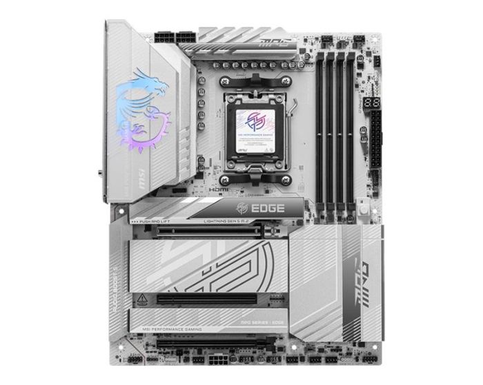 Материнcька плата MSI MPG X870E EDGE TI WIFI sAM5 X870E 4xDDR5 M.2 HDMI Wi-Fi BT ATX