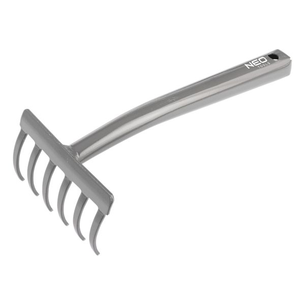 Граблі садові Neo Tools, ширина 11.2см, 6 зубців 28.5см, сталь 0.28кг