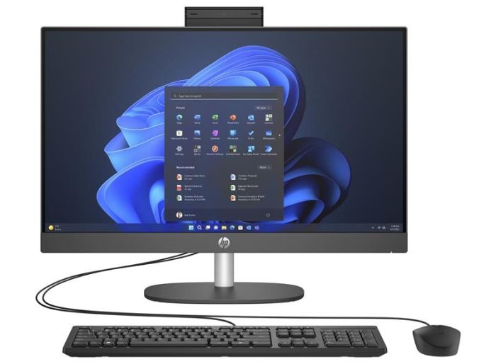 Комп`ютер персональний моноблок HP 240-G10 23.8" FHD IPS AG, Intel i5-1334U, 16GB, F512GB, UMA, WiFi, кл+м, 3р, Win11P, чорний